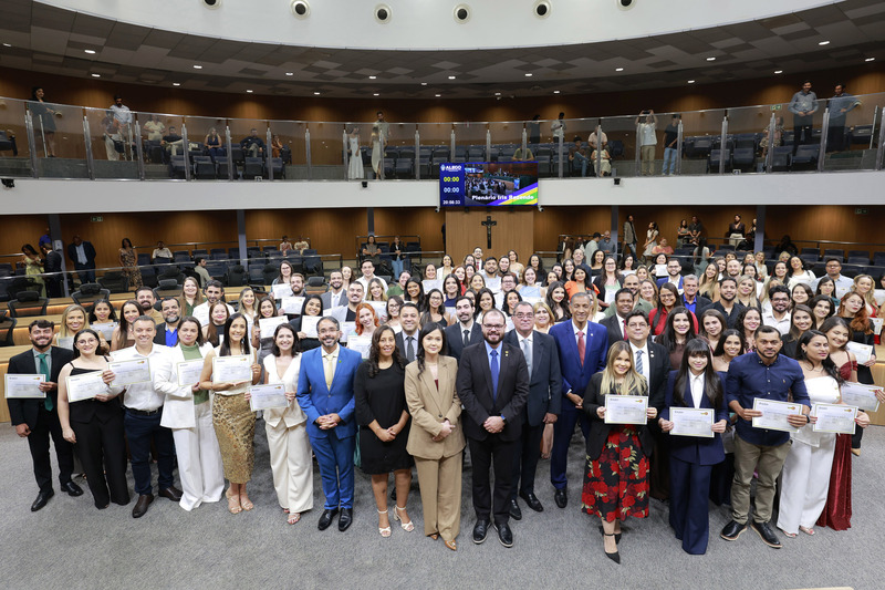 Homenagem assembleia